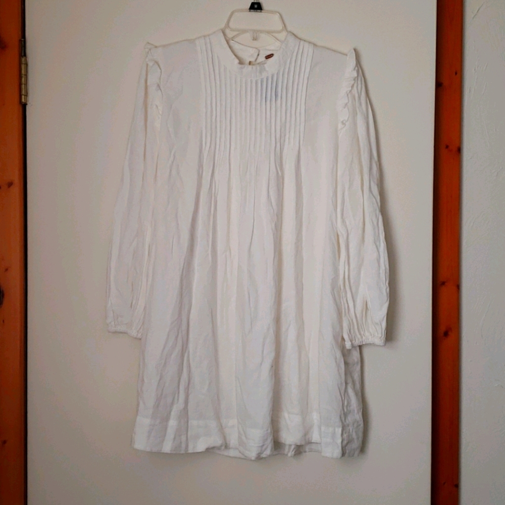 Free People linen white dress/ tunic